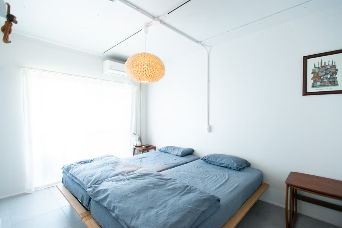 中古マンションのリノベーション後の家具美術館な家