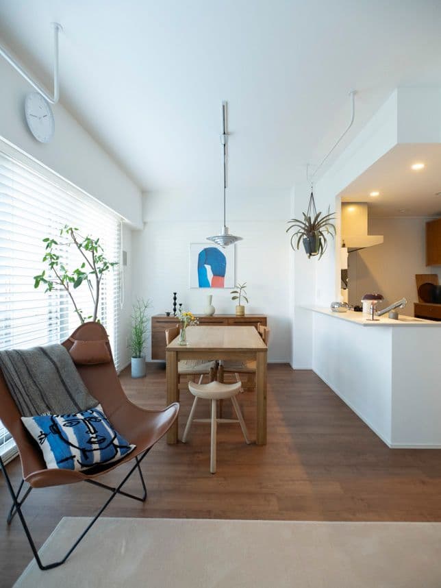 中古マンションのリノベーション後のダイニング