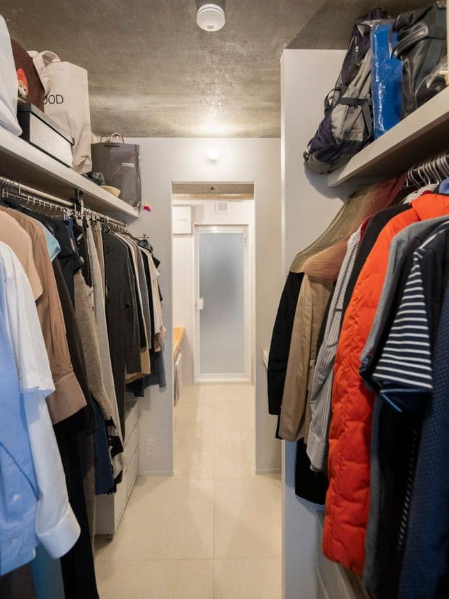 中古マンションのリノベーション後のクローゼット