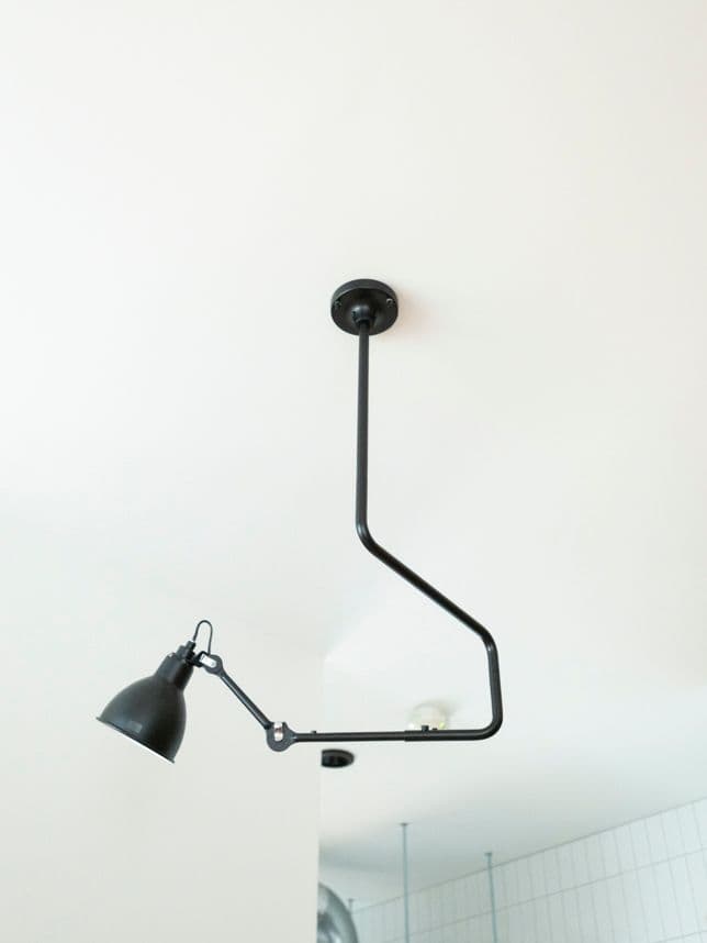 中古マンションのリノベーション後のダイニングの照明