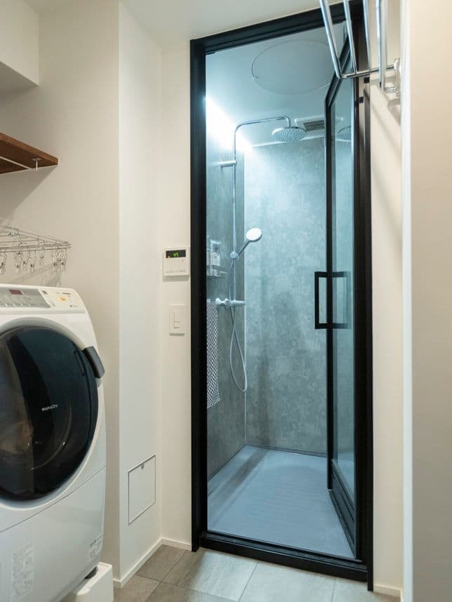 中古マンションのリノベーション後の脱衣所